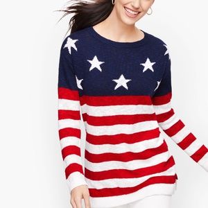 Stars & Stripes Linen Sweater